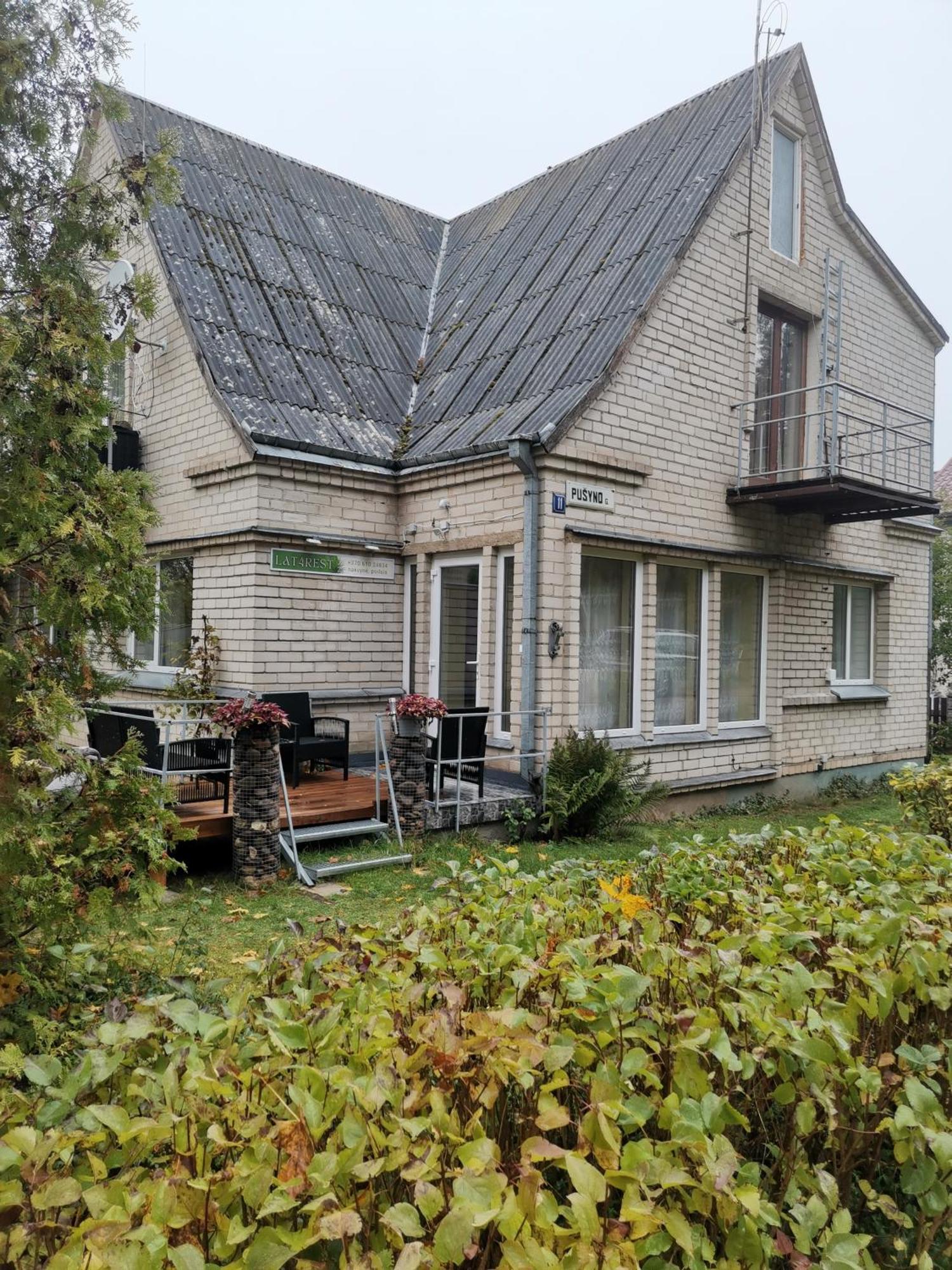 Ferienwohnung Lat4Rest Prienai Exterior foto